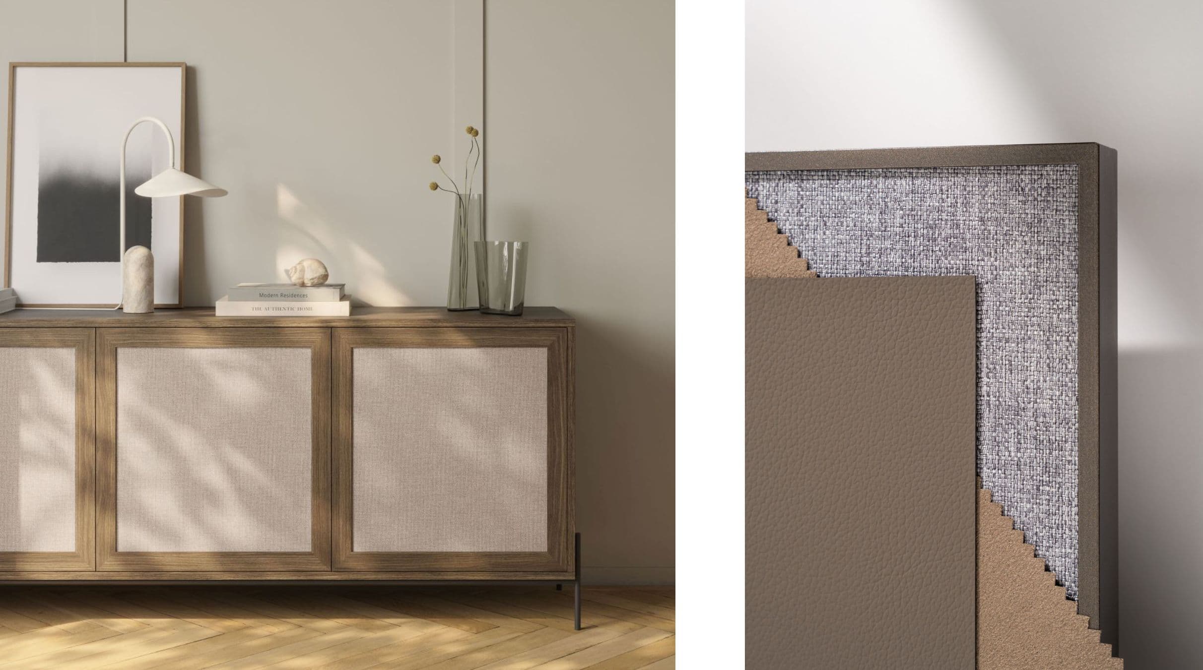 Impressie Finsa Fabric serie